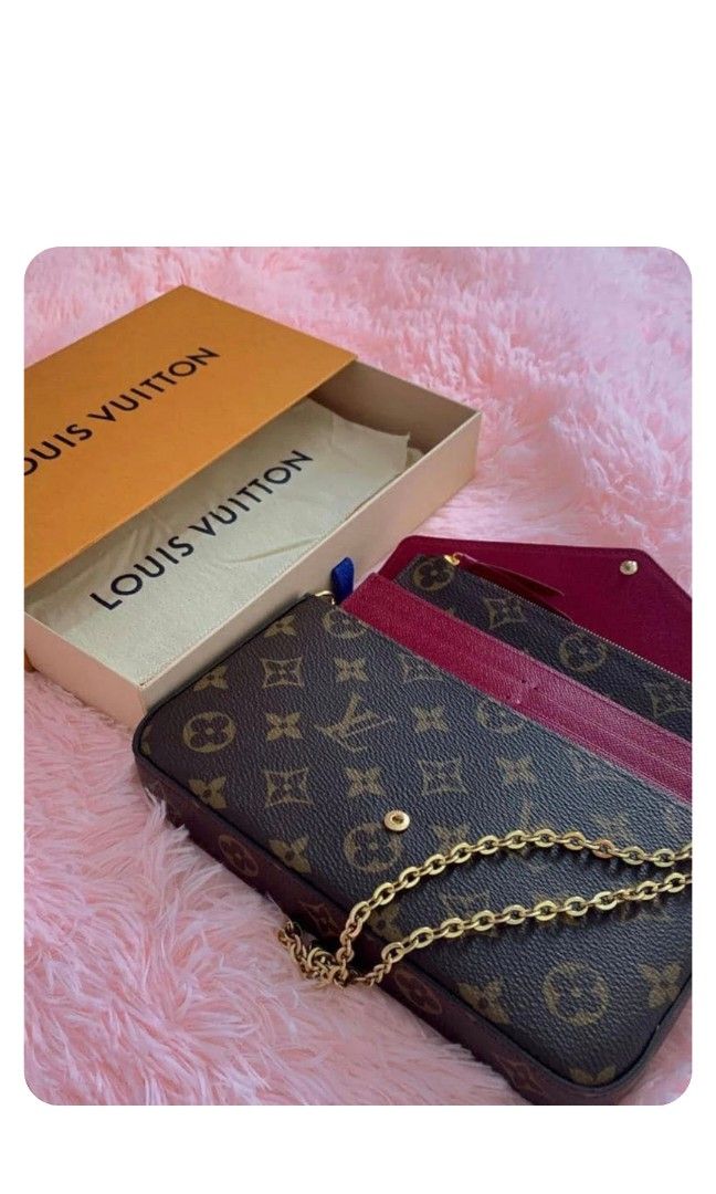 LV chain wallet (Category: Luxury Bags & Wallets) located in Cainta. Submitted by travisloveshaile (Listing ID 1254375396, Image 3). Description: Good quality LV bag..