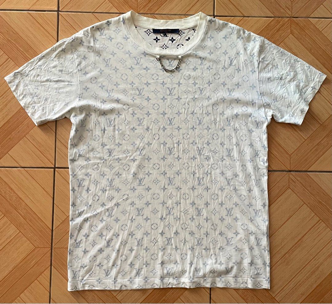 Louis Vuitton Monogram LV Escale Printed T-Shirt 2023 Ss, White, L