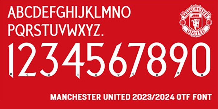 Nameset sales manchester united