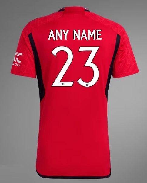 Man utd shirt shop custom name
