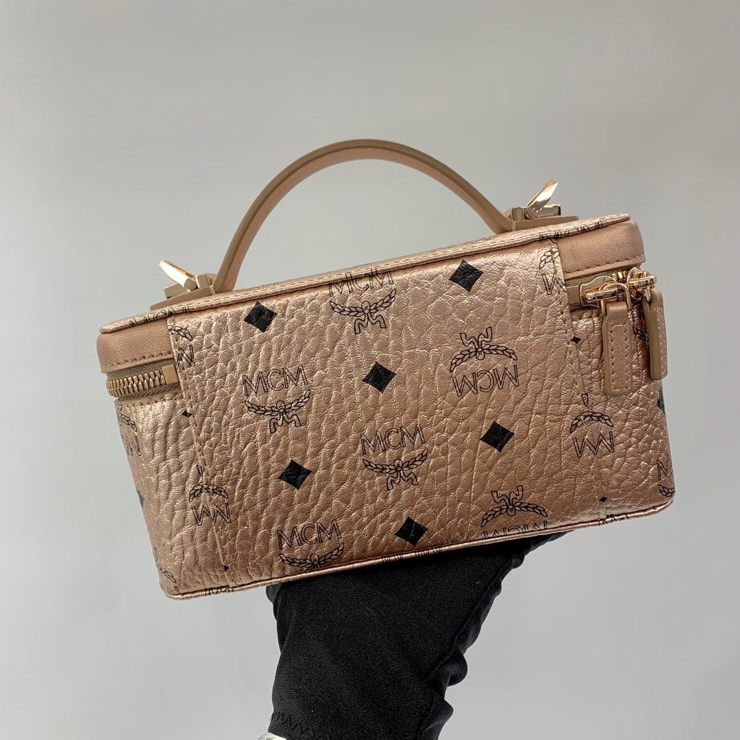 Mcm vanity case pink deals