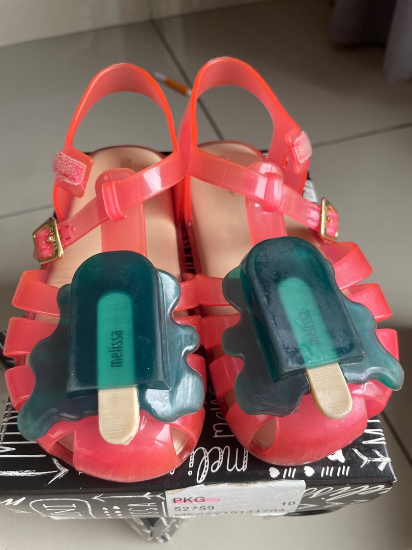 Mini melissa popsicle sandals hot sale