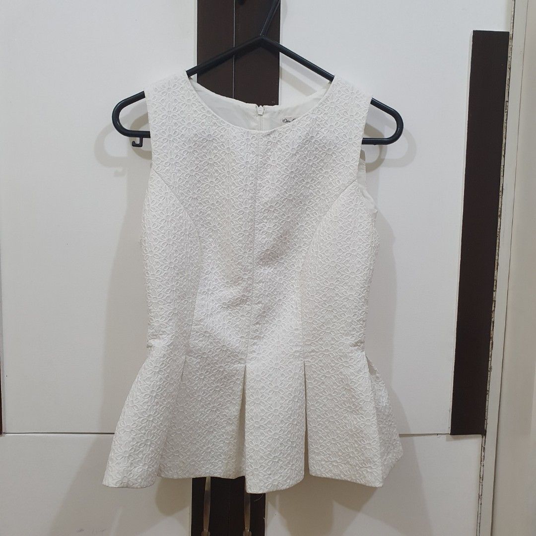 Miss selfridge peplum top sales