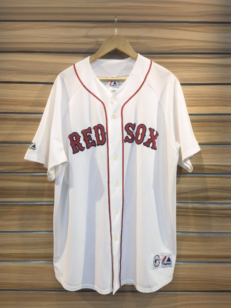 Vintage Boston Red Sox Majestic Adult Size 56 Jersey 