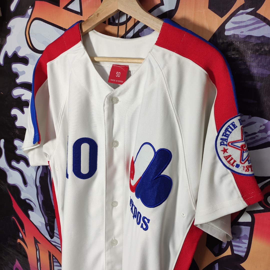 MONTREAL EXPOS 1969 Majestic Throwback Away Jersey Customized Any