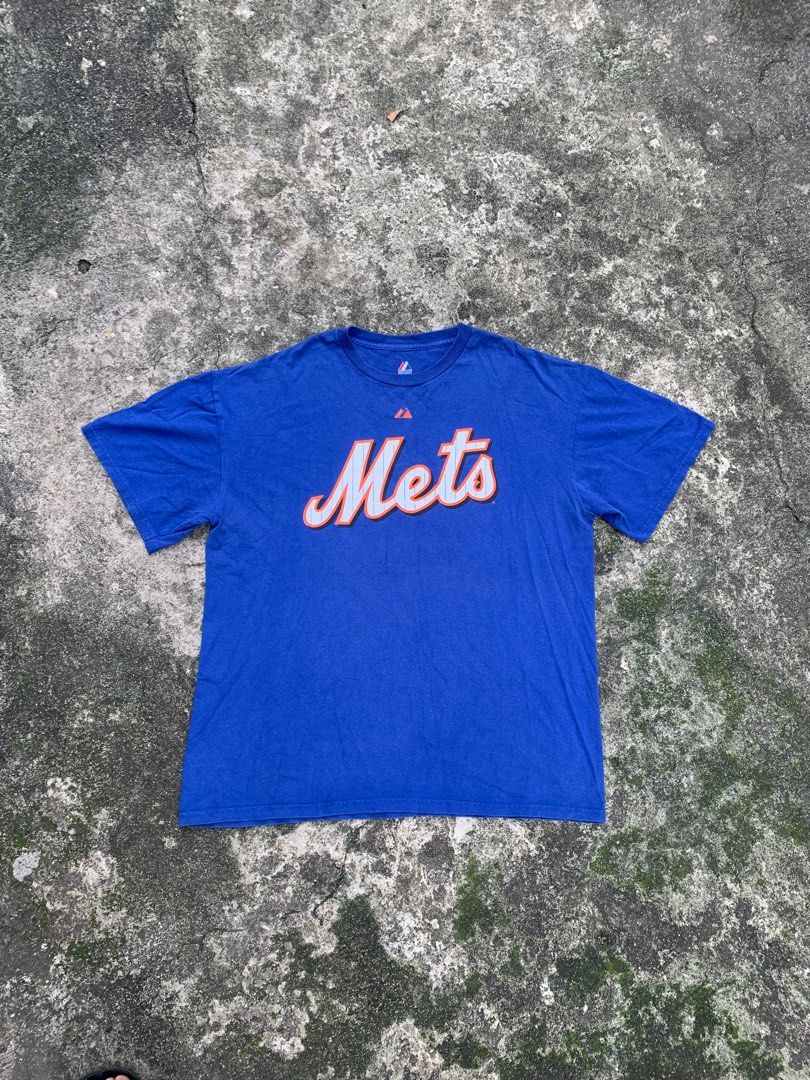 Majestic, Shirts, Majestic New York Mets Jersey Mens Gray White Short  Sleeve Size Small S