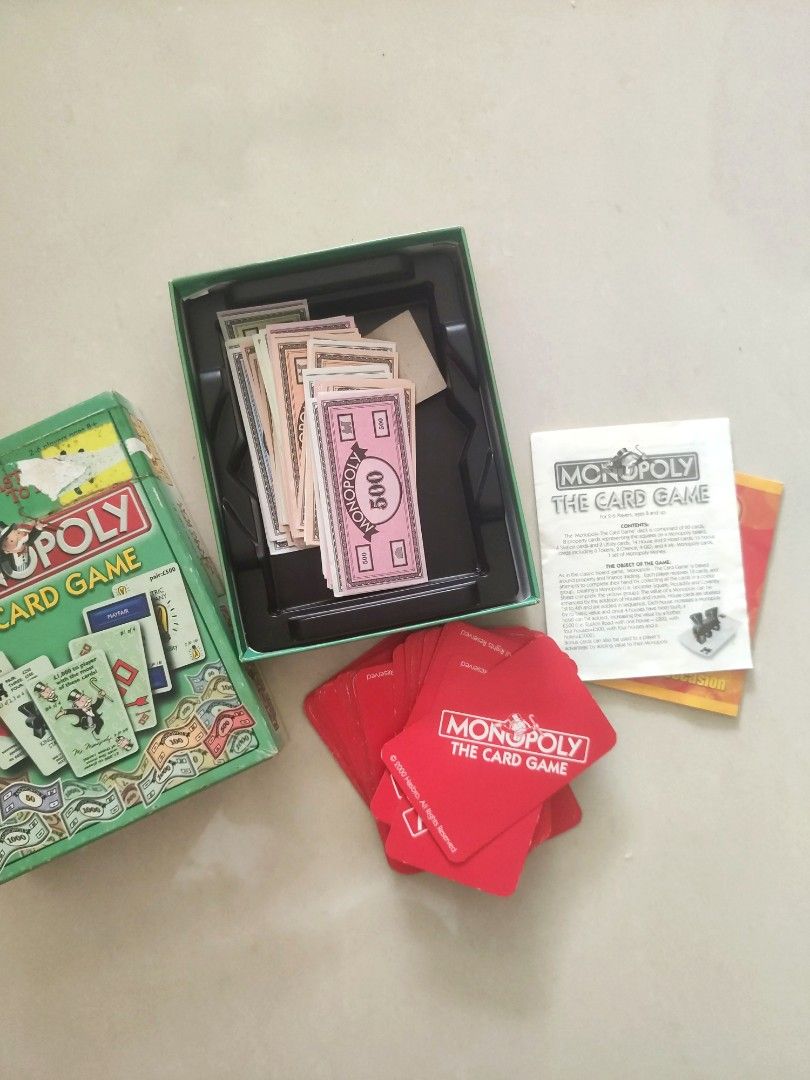 Monopoly Card Game, Hobbies & Toys, Toys & Games on Carousell
