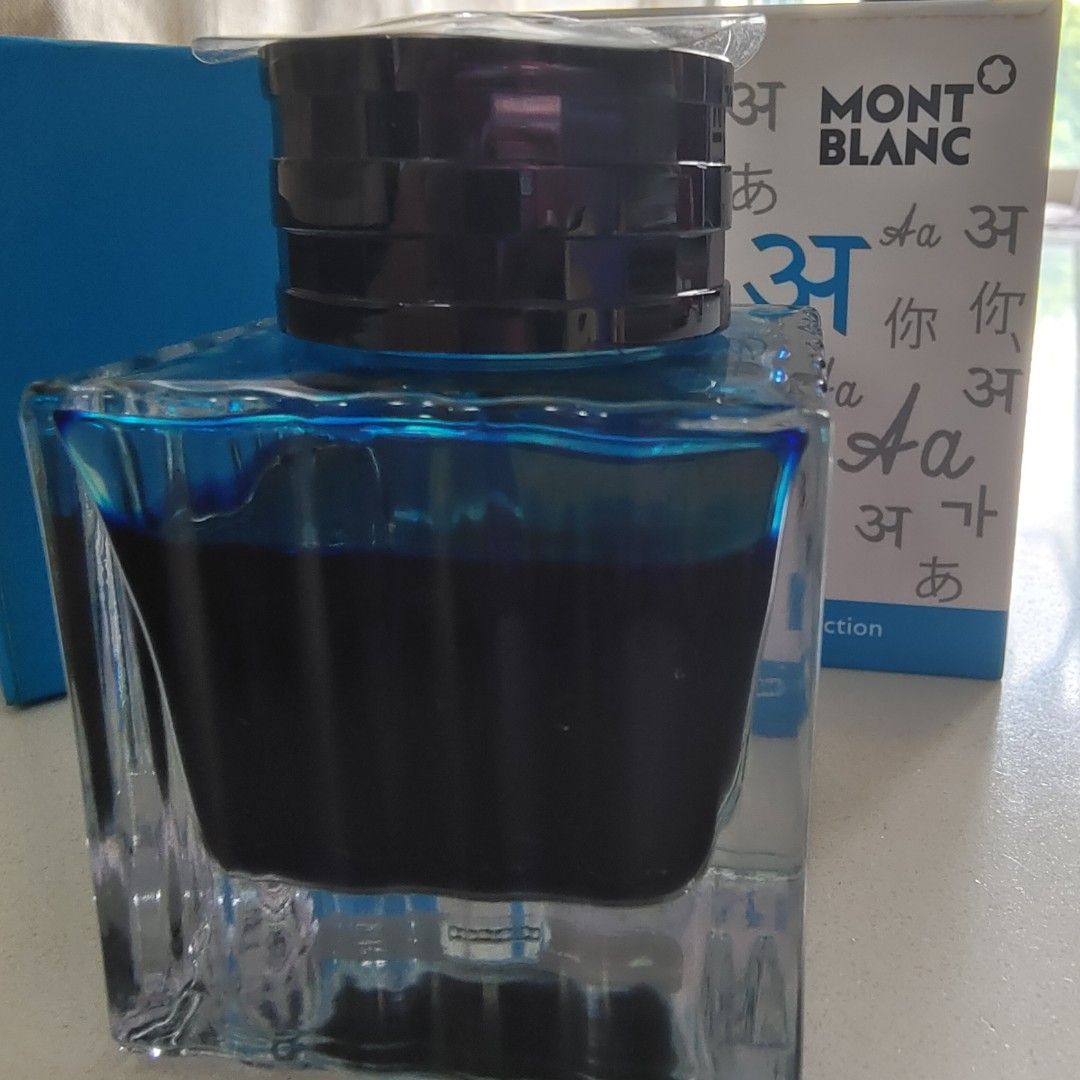 Montblanc Unicef Blue Ink Bottle