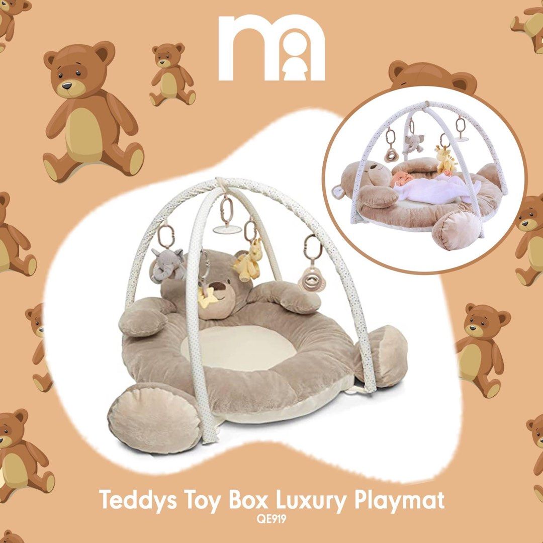 Mothercare teddy discount toy box playmat