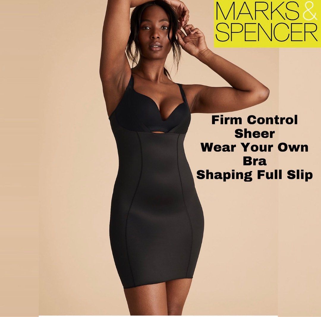 M&S Firm Control Full Slip Shapewear (Plus Size), Women's Fashion