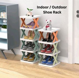 Easyhouse 8 Tier Metal Shoe Rack, Narrow Tall Shelf Organizer for, Bedroom.
