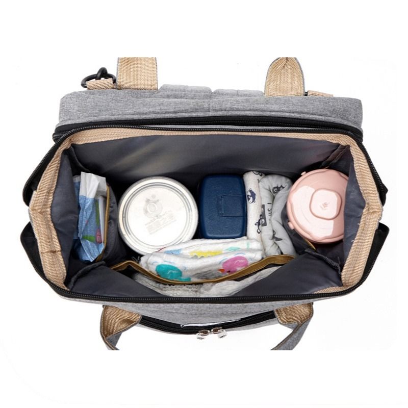 1pc Baby Diaper Bag Backpack With Changing Station, Multifunction