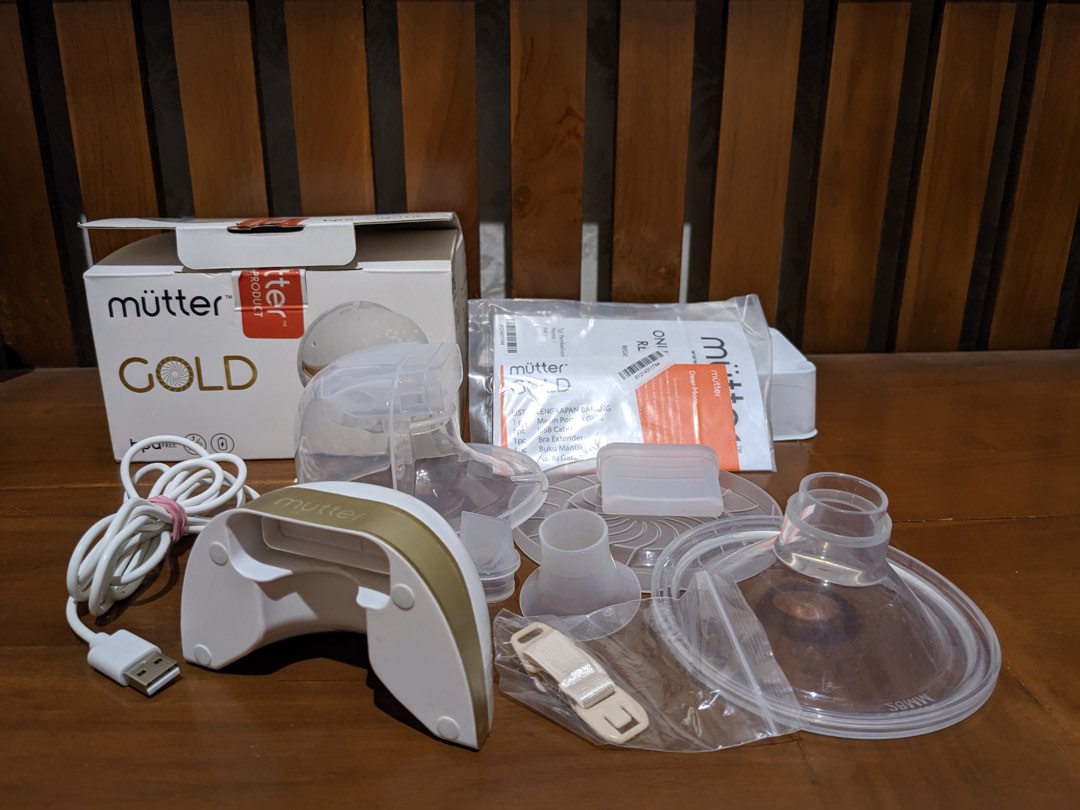 Mutter Gold Pompa Asi HandsFree, Bayi & Anak, Perawatan & Makanan Anak