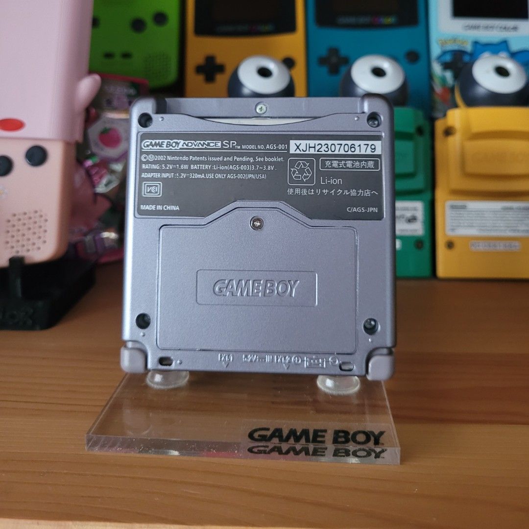 Nintendo Game Boy Advance SP Console AGS-001 (Silver/Black) - (GBA) Ga –  J&L Video Games New York City