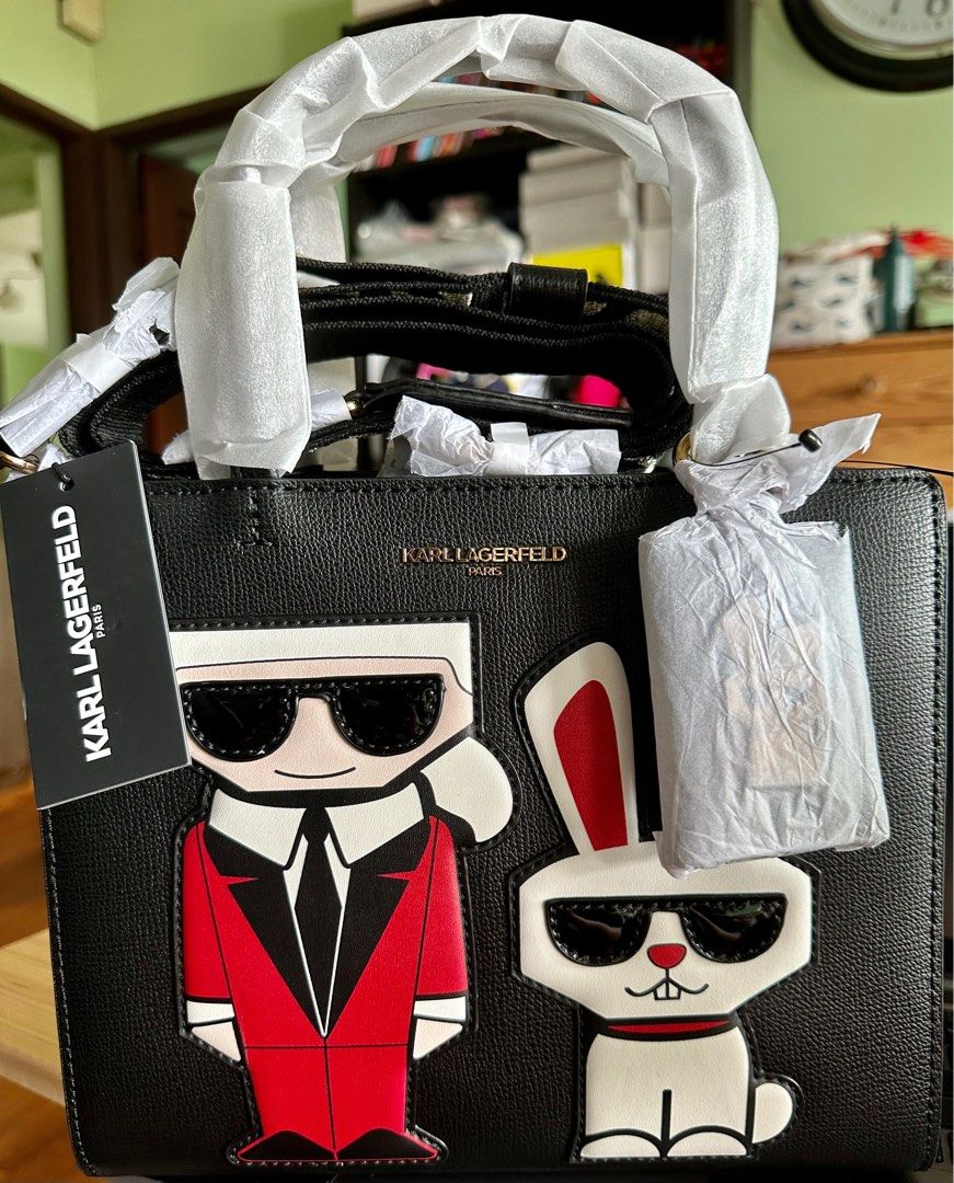 Year end sale Ready stock Limited edition Karl Lagerfeld maybelle tote with tag and gold bag strap