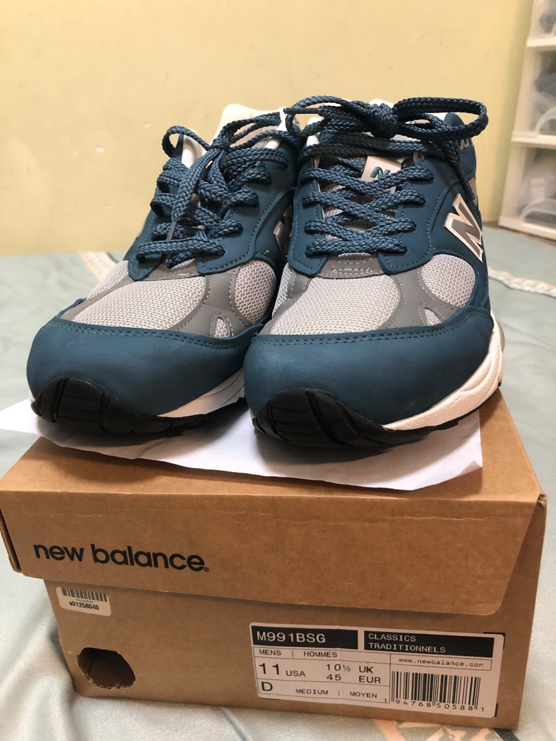 New Balance Beams Exclusive 991 991BSG US11, 男裝, 鞋, 波鞋- Carousell