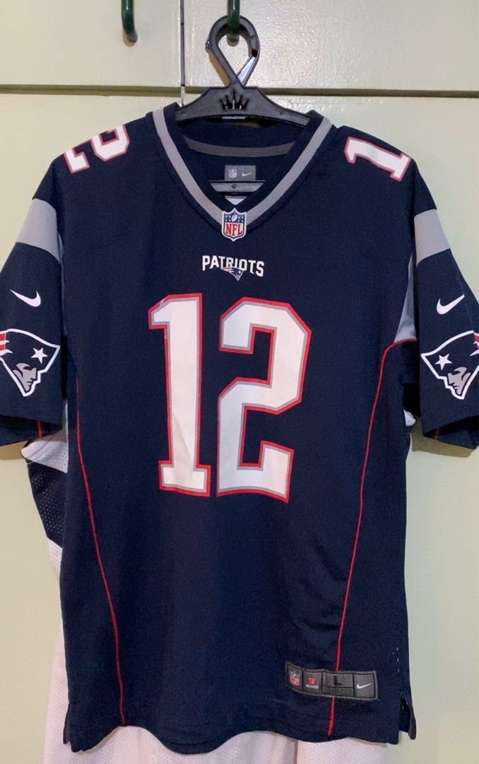 NFL Tom Brady Patriots Nike Game Jersey, Men's Fashion, Tops