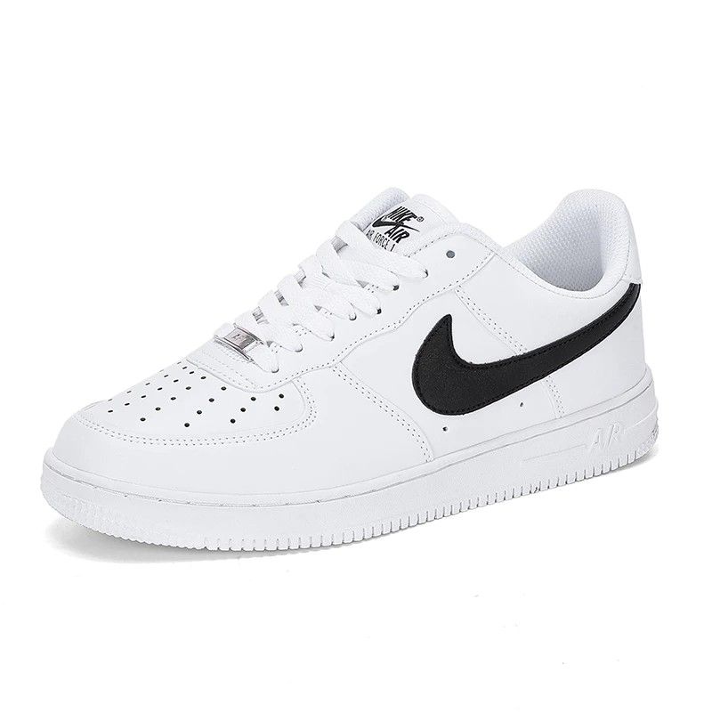 Nike af1 hotsell black and white