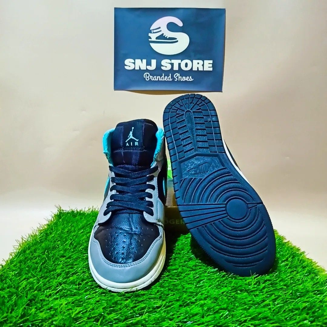 jordan mid grey aqua
