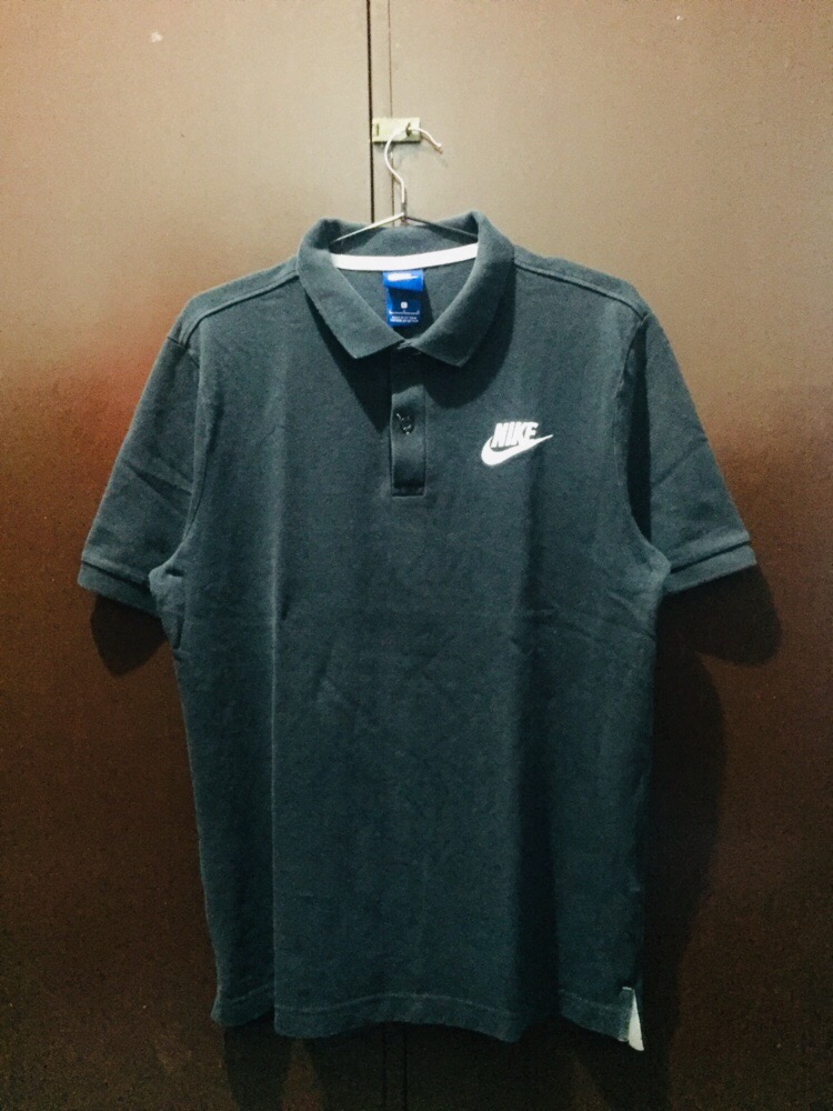 mens black nike polo shirts