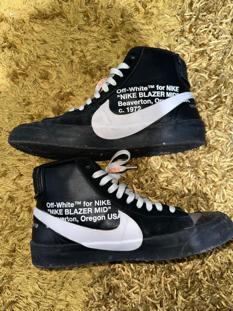 Nike blazer X off white Men s Fashion Footwear Sneakers on