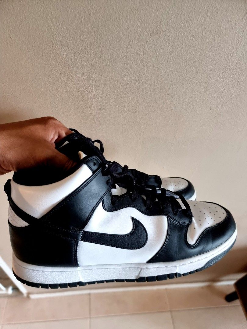 Nike Dunk high retro Panda Men s Fashion Footwear Sneakers on