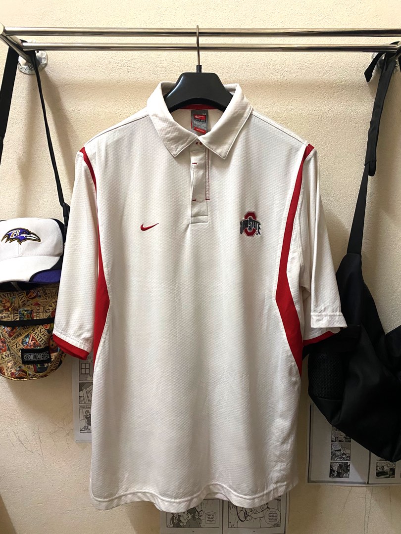 Ohio state polo nike top