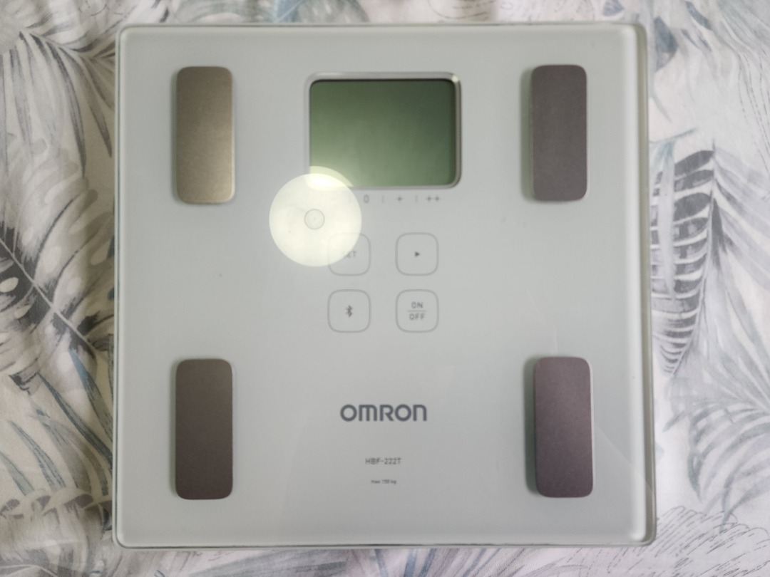 OMRON HBF222T Bluetooth Body Composition Monitor, Health & Nutrition