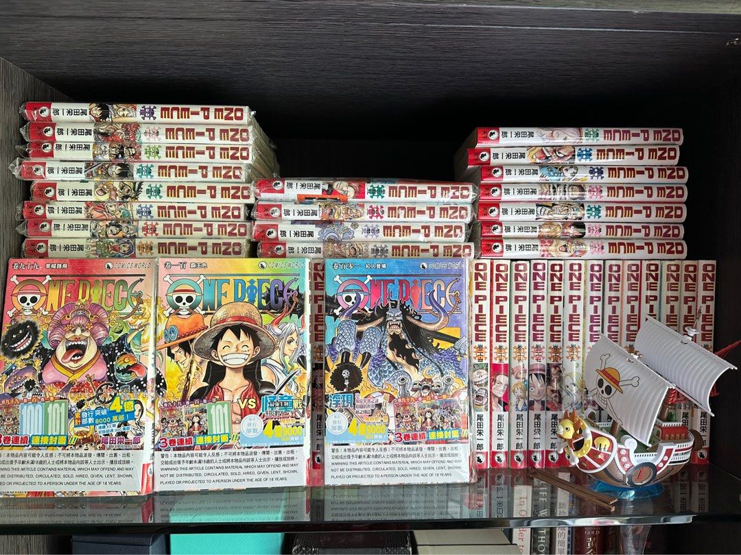 One Piece 海賊王1-105 (少了90), 興趣及遊戲, 書本& 文具, 漫畫