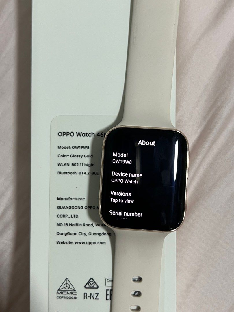 Oppo watch hotsell 46mm glossy gold