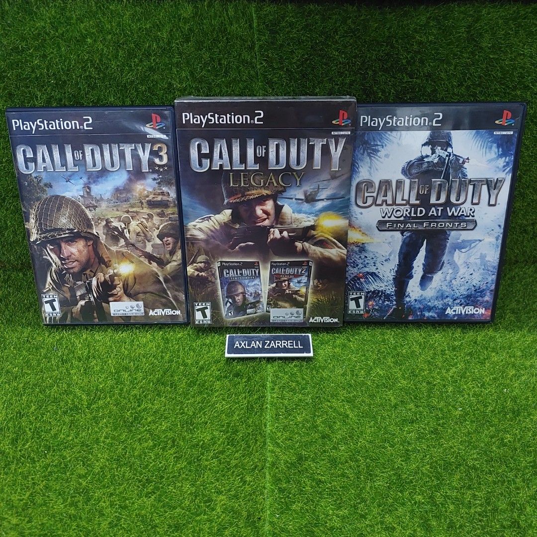 Original PS2 Call Of Duty 3 Call Of Duty World At War Final Fronts + Call