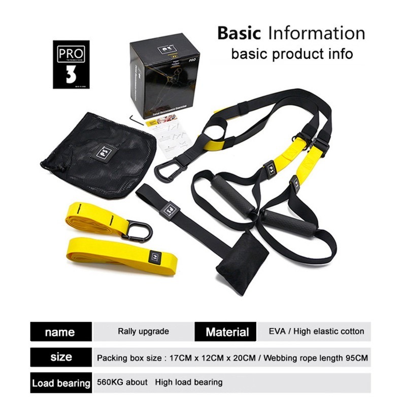 P3 Pro Functional Suspension Trainer Sports Equipment Exercise