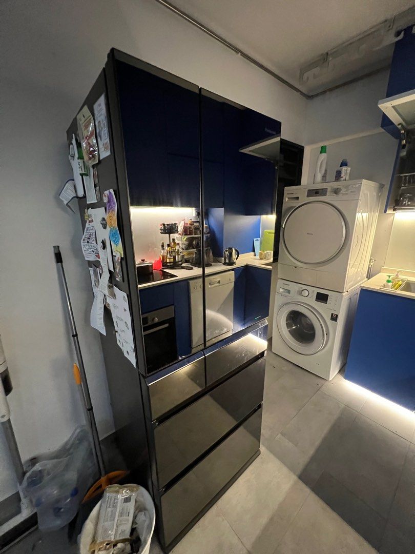 Panasonic French door Fridge, TV & Home Appliances, Kitchen Appliances