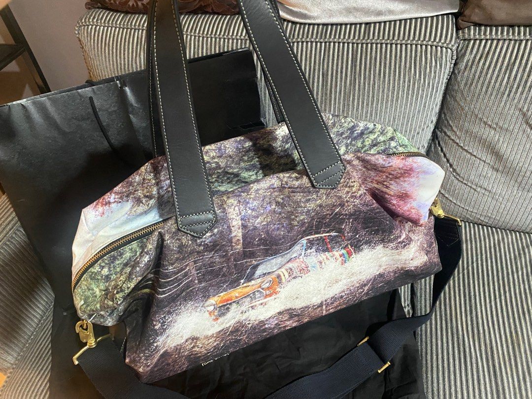 Paul Smith Grey Travel Messenger Bag