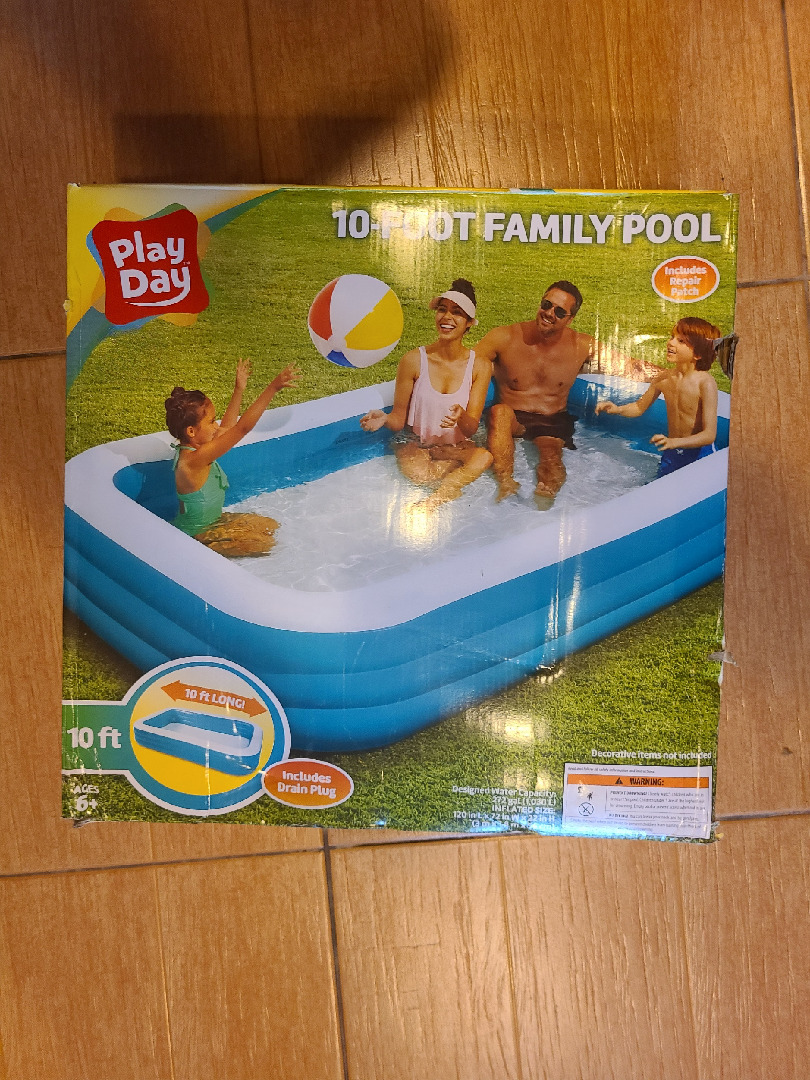 Play Day Inflatable 10Foot Family Pool, Everything Else, Others on