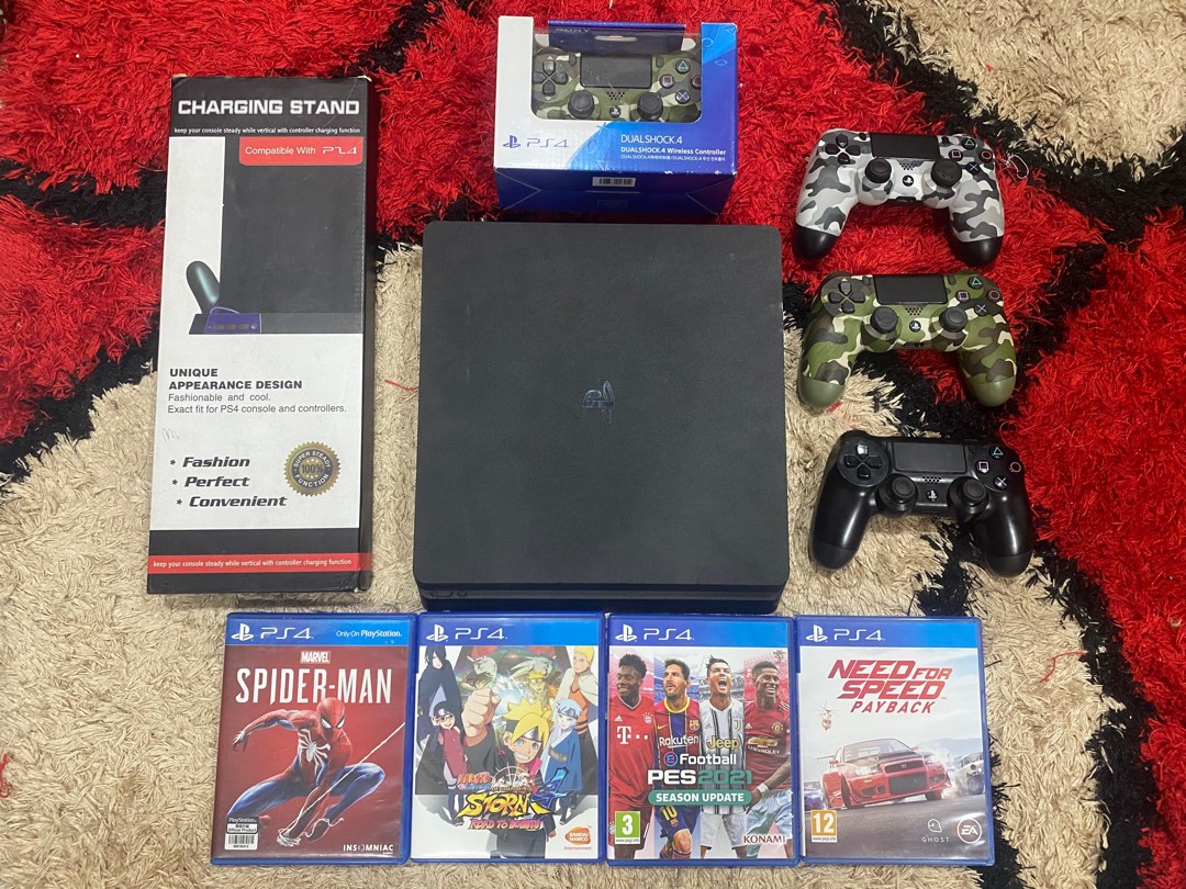 Playstation 4 (ps4) fat Slim Pro 500GB PS4 PS5, Video Gaming, Video Game  Consoles, PlayStation on Carousell