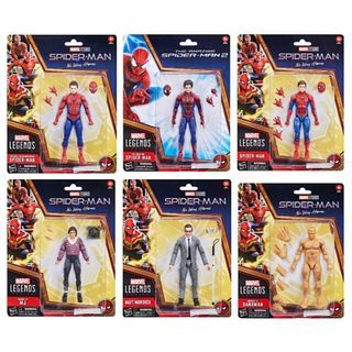 [PO - Set of 6 Only] Hasbro Marvel Legends Spiderman Spider-man No Way Home: Andrew, Tobey, Tom, MJ, Sandman, Daredevil Matt Mudock