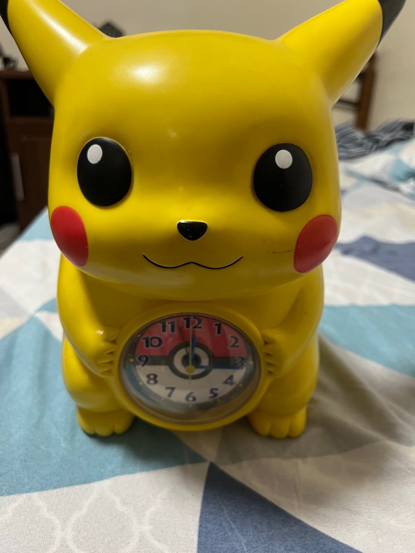 Pokemon Pikachu Alarm Clock, Hobbies & Toys, Toys & Games on Carousell