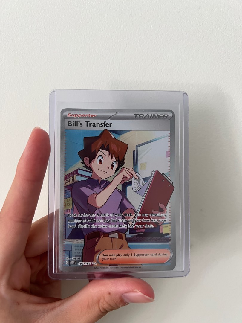 trainer bill pokemon card Bill's Analysis - 51/68 Common Card Type Bill's Transfer | 151 |