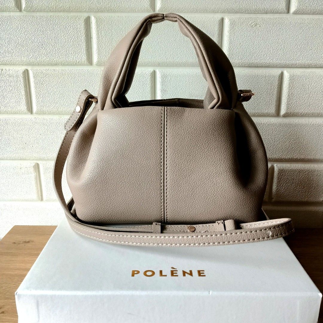 Polene UN NANO in TAUPE, Luxury, Bags & Wallets on Carousell