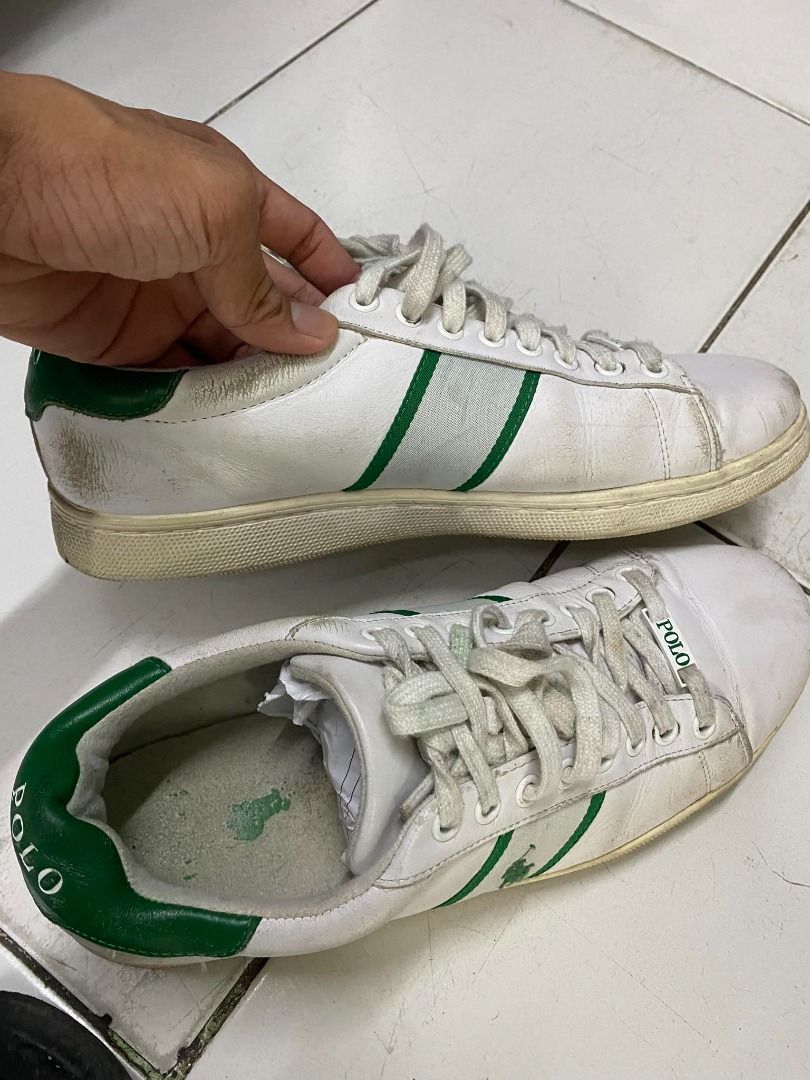 Polo Ralph Lauren (Category: Sneakers) located in Pasig City. Submitted by bootsoftravel_ph (Listing ID 1256769400, Image 3). Description: Polo Ralph Lauren FOR SALE Or FOR SWAP! No box Very Good condition Need wash Slight heel drags Price 1800 size 9.5us Can do meetups; Pasig, Mandaluyong, Marikina, Manila, Taguig, Taytay, Cainta *Could also do shipping(lalamove) Jrs. Lbc.