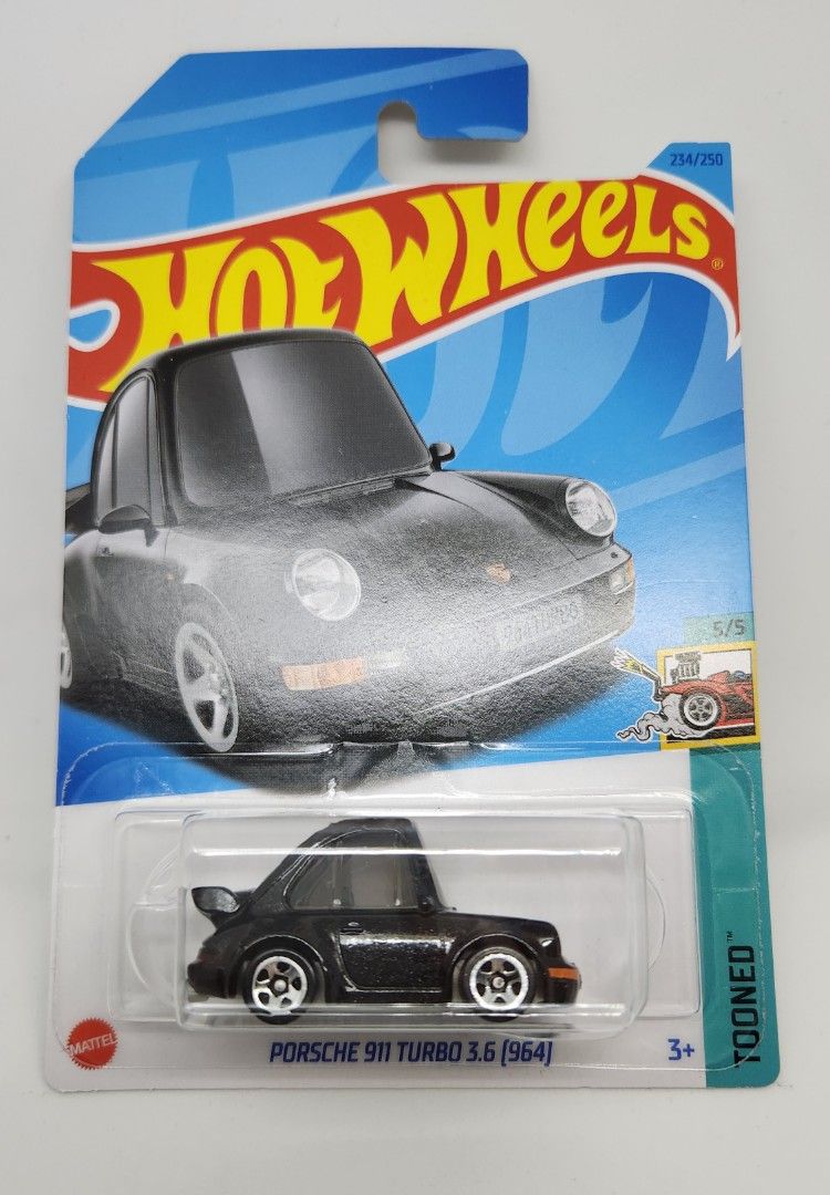Hot Wheels Einzelauto Porsche 911 Turbo 3.6 (964) – 1:64 Modell