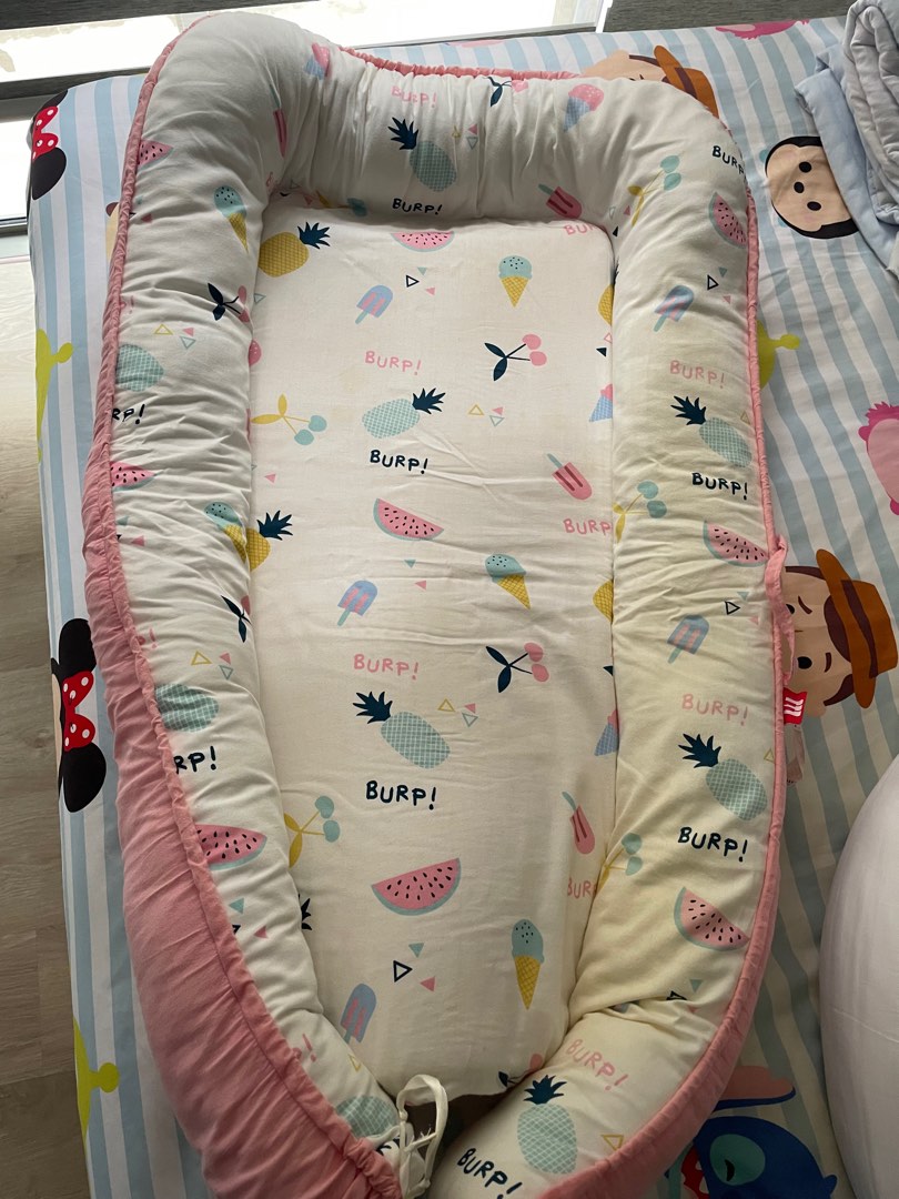 Portable baby lounger, Babies & Kids, Baby Nursery & Kids Furniture