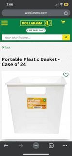 Portable Plastic Basket