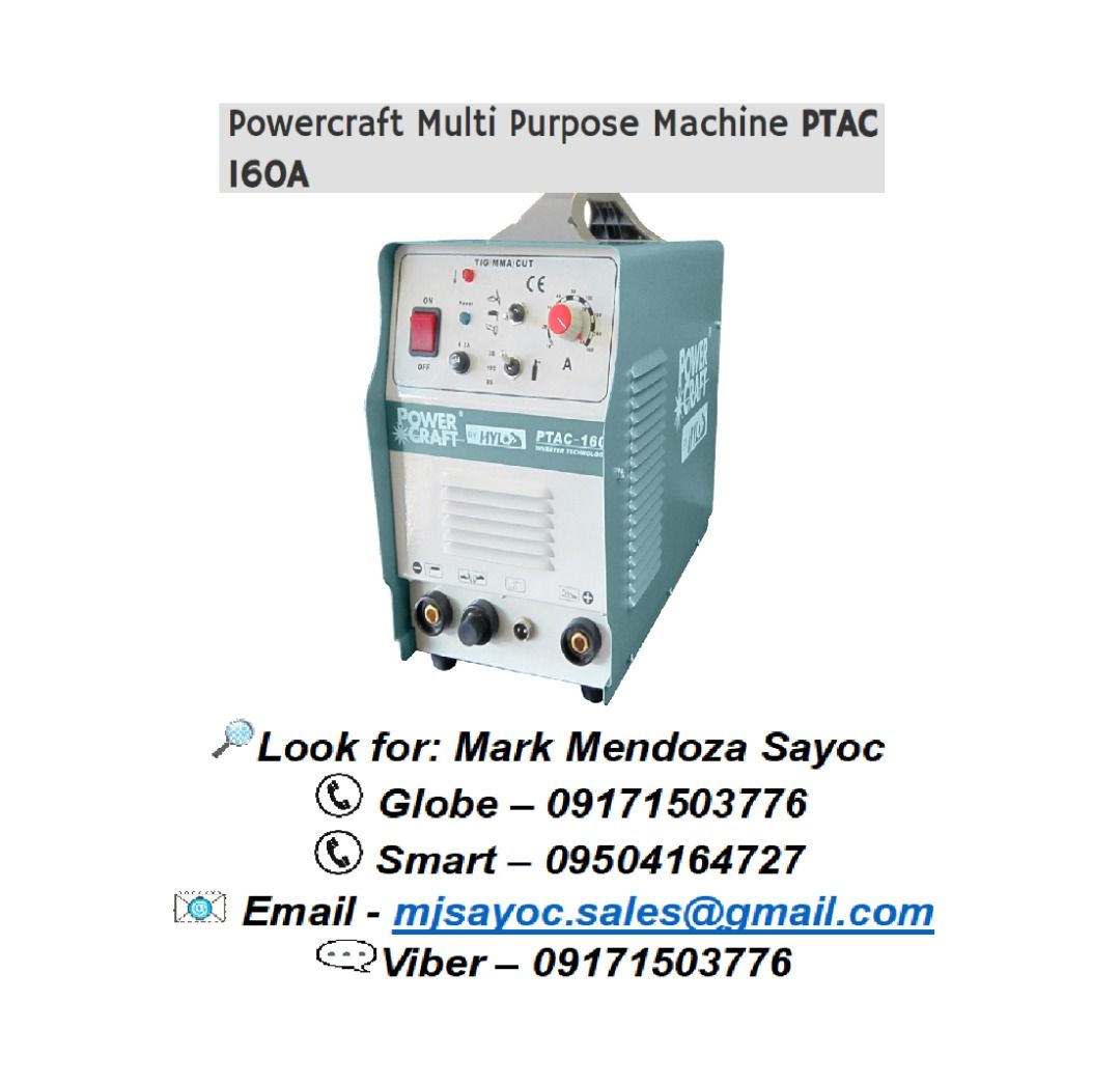 Powercraft Multi Purpose Machine PTAC 160A, Commercial & Industrial ...