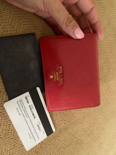 Prada auth compact wallet