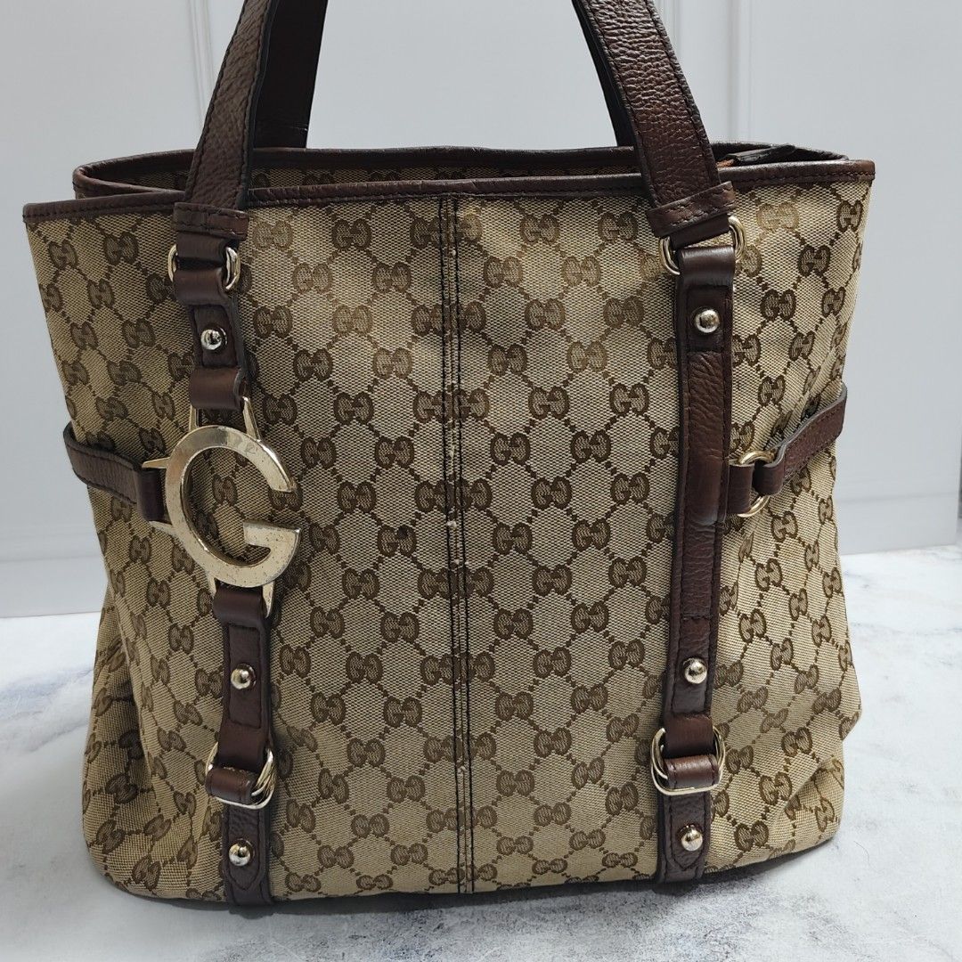 Gucci Tote Bag, Fesyen Wanita, Tas & Dompet di Carousell