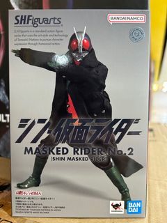 PREMIUM BANDAI SHF S.H.FIGUARTS KAMEN / MASKED RIDER - SHIN KAMEN RIDER NO. 2 NIGO ACTION FIGURE