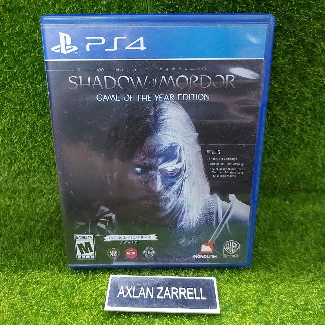 Middle-Earth: Shadow Of Mordor — Game Of The Year Edition on PS4