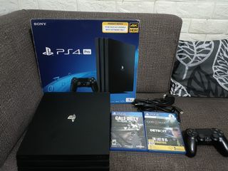 Ps4 pro 1tb 7218b model with games
